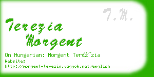 terezia morgent business card